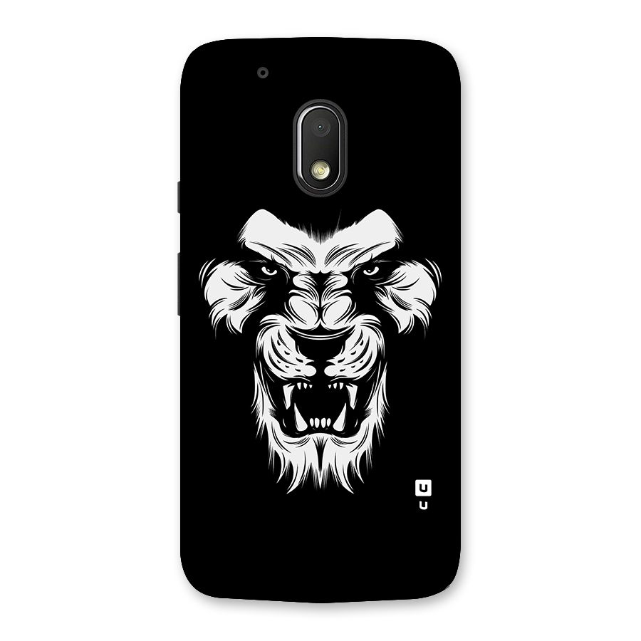 Fierce Lion Digital Art Back Case for Moto G4 Play