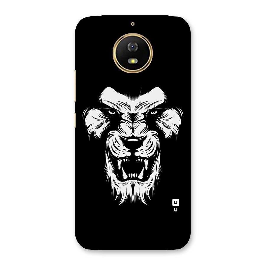 Fierce Lion Digital Art Back Case for Moto G5s