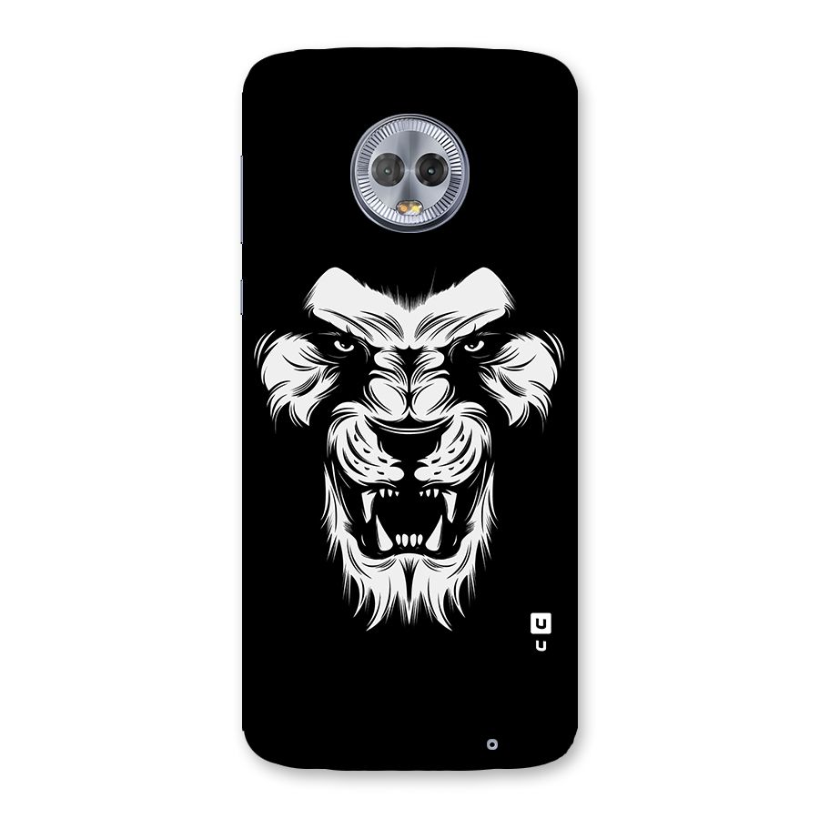 Fierce Lion Digital Art Back Case for Moto G6 Plus