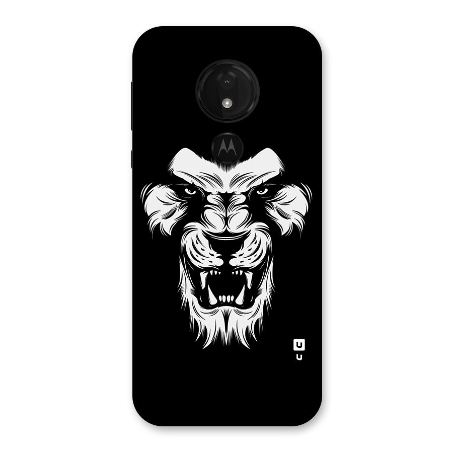 Fierce Lion Digital Art Back Case for Moto G7 Power