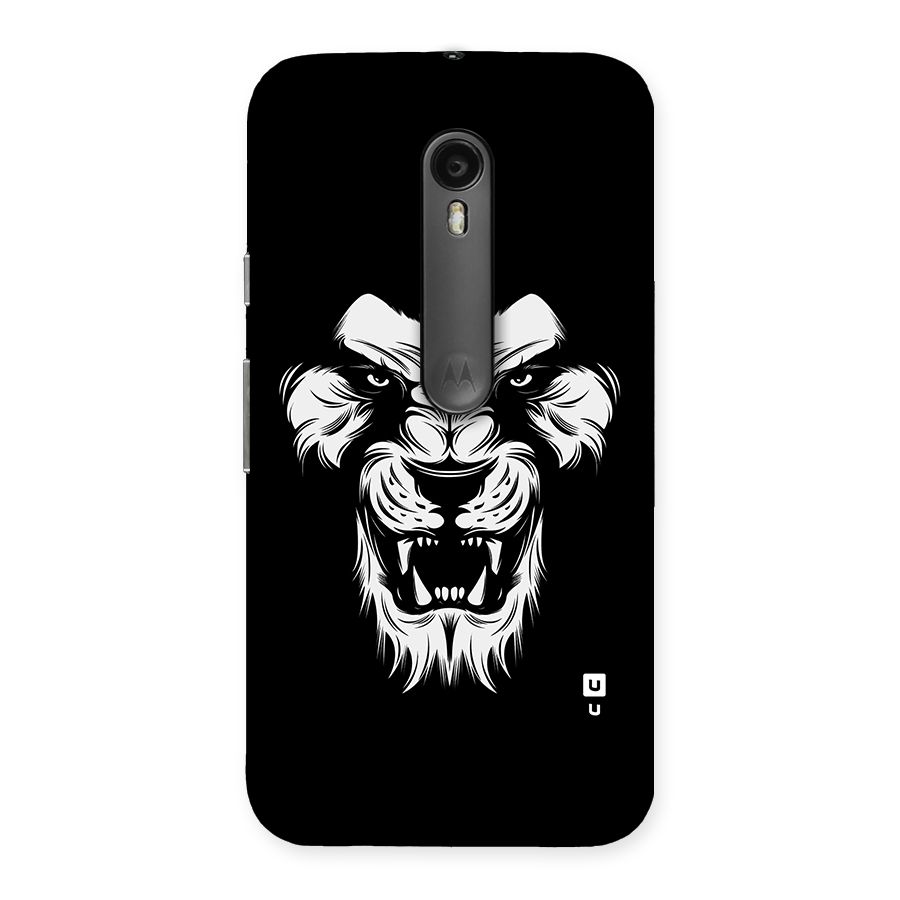 Fierce Lion Digital Art Back Case for Moto G Turbo