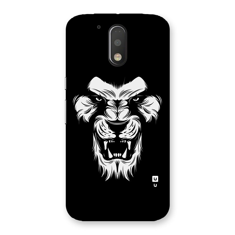 Fierce Lion Digital Art Back Case for Motorola Moto G4