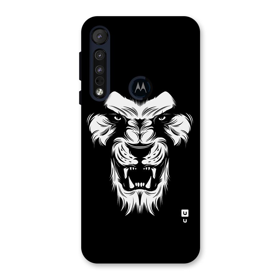 Fierce Lion Digital Art Back Case for Motorola One Macro