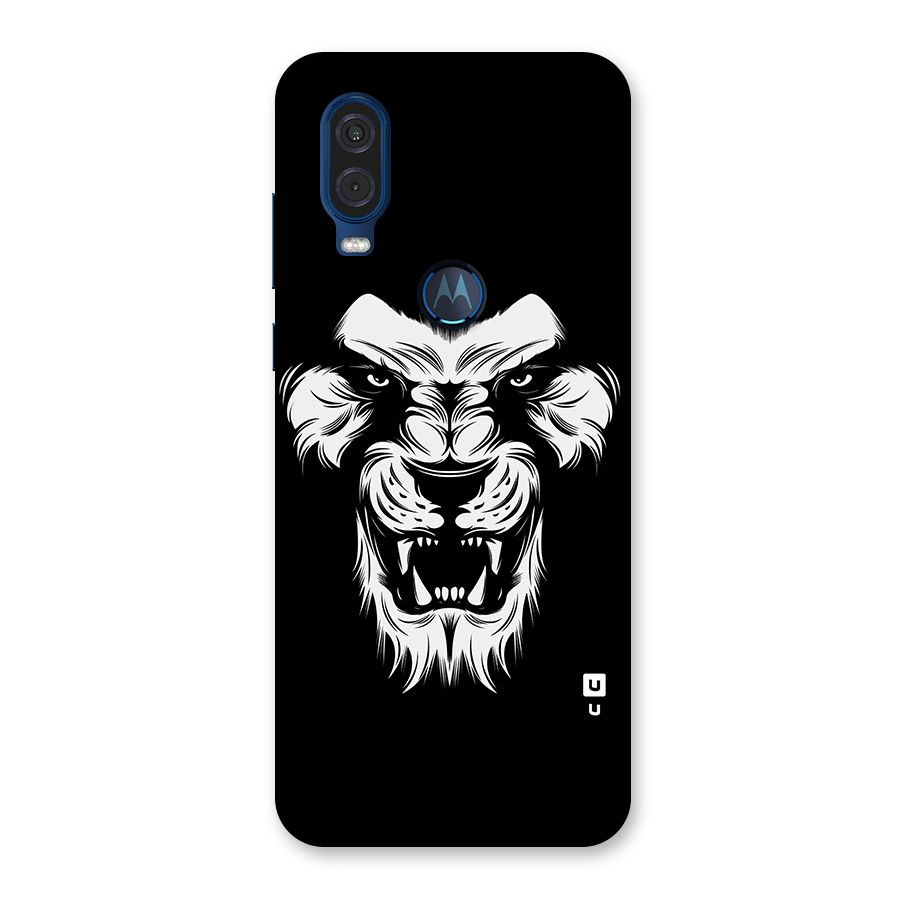 Fierce Lion Digital Art Back Case for Motorola One Vision