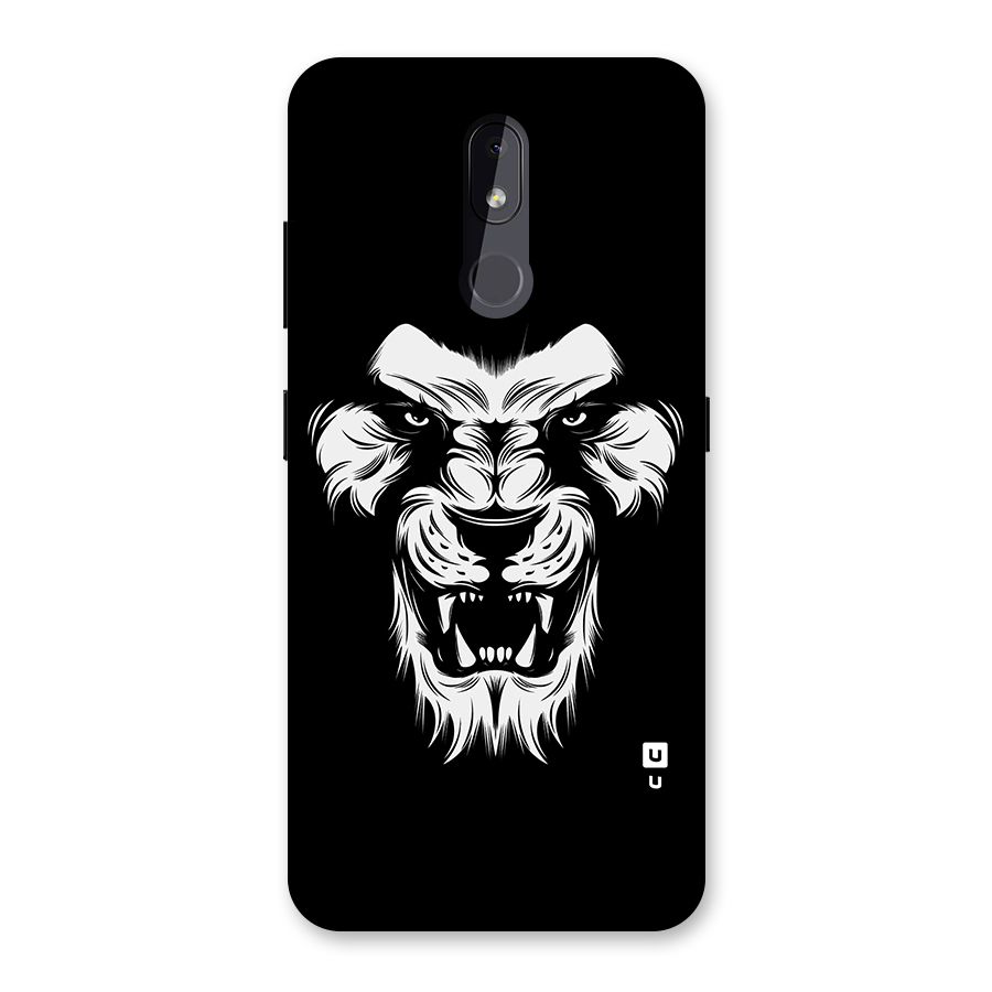 Fierce Lion Digital Art Back Case for Nokia 3.2