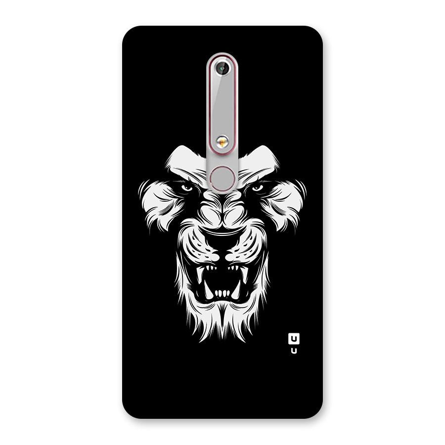 Fierce Lion Digital Art Back Case for Nokia 6.1