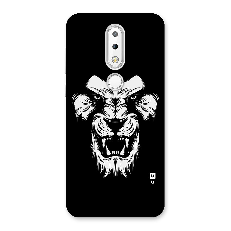 Fierce Lion Digital Art Back Case for Nokia 6.1 Plus