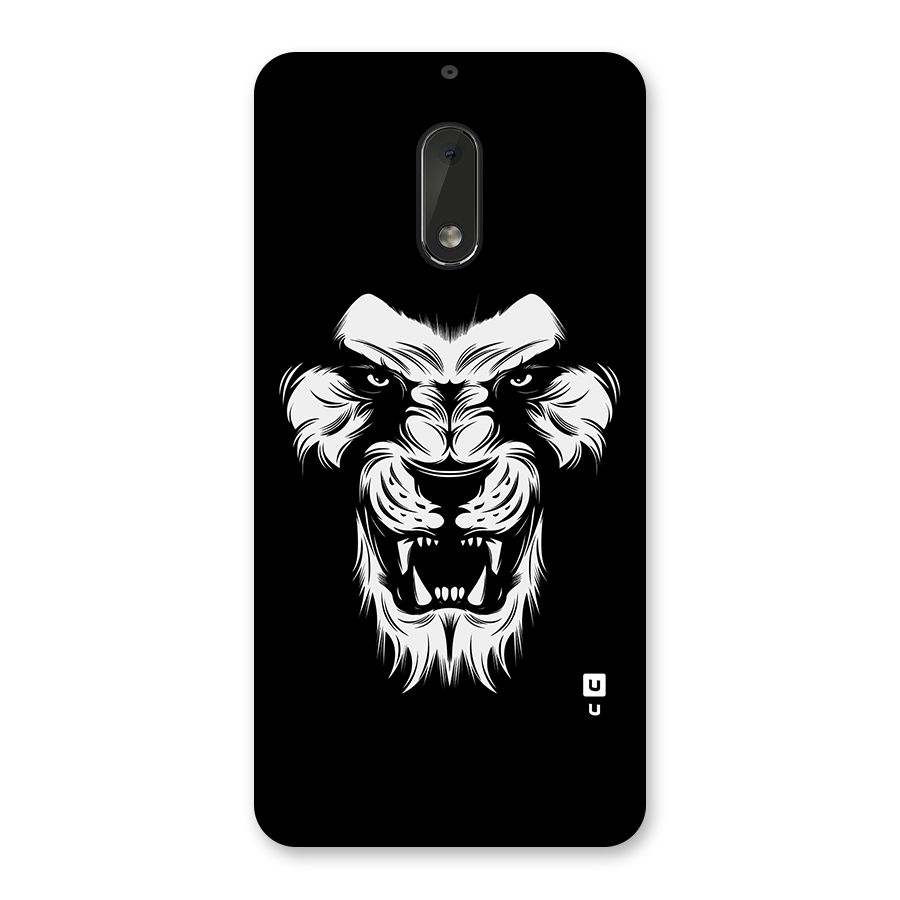 Fierce Lion Digital Art Back Case for Nokia 6