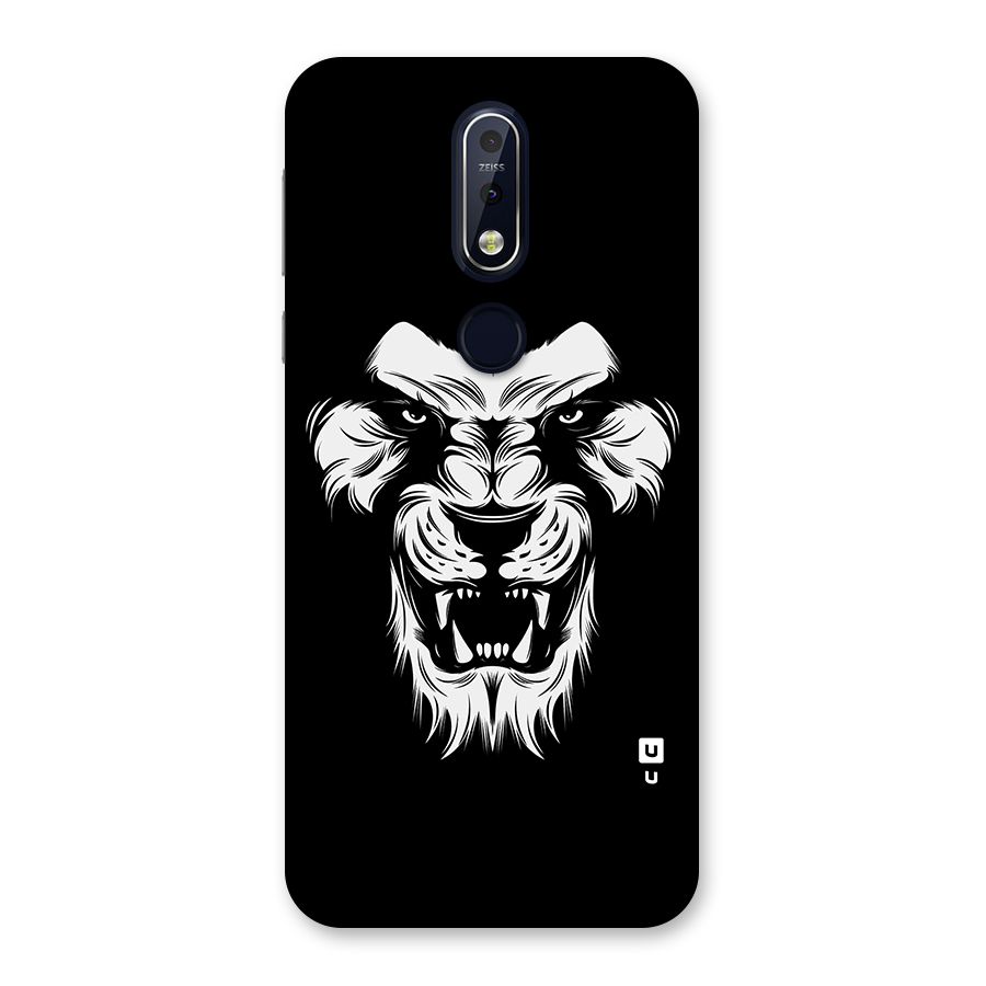 Fierce Lion Digital Art Back Case for Nokia 7.1