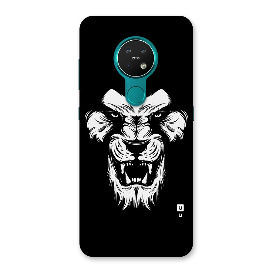 Fierce Lion Digital Art Back Case for Nokia 7.2