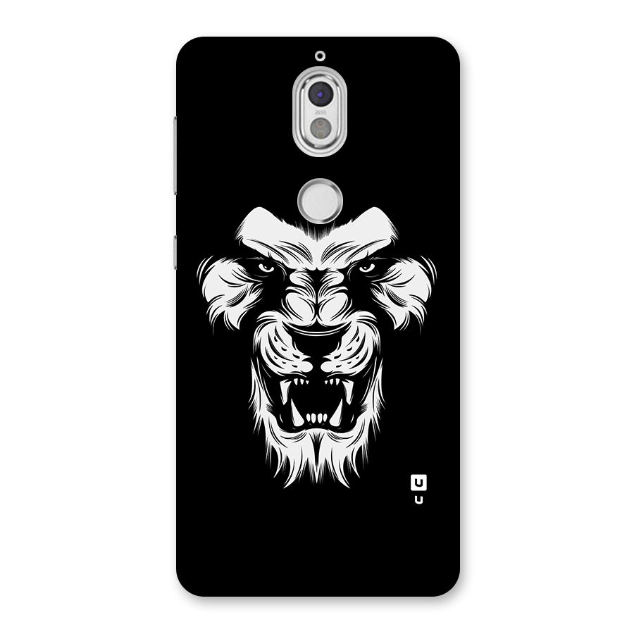 Fierce Lion Digital Art Back Case for Nokia 7