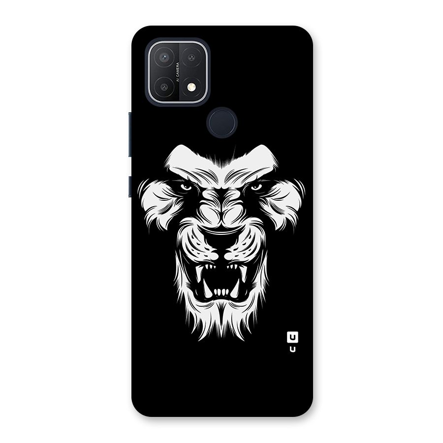 Fierce Lion Digital Art Back Case for Oppo A15
