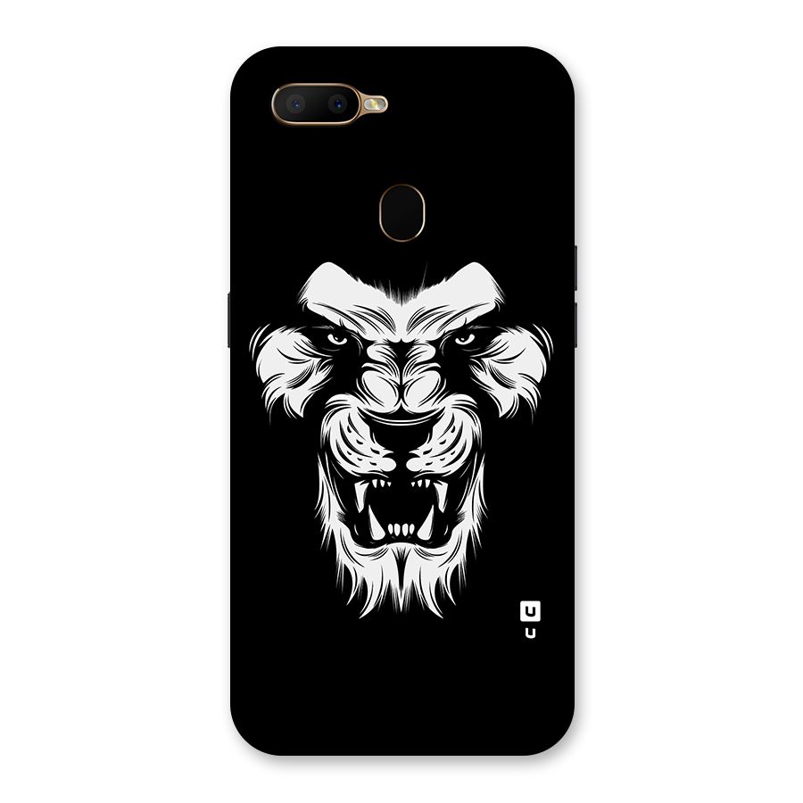 Fierce Lion Digital Art Back Case for Oppo A5s