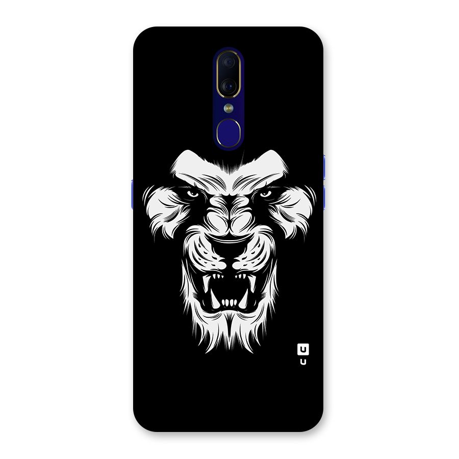 Fierce Lion Digital Art Back Case for Oppo A9