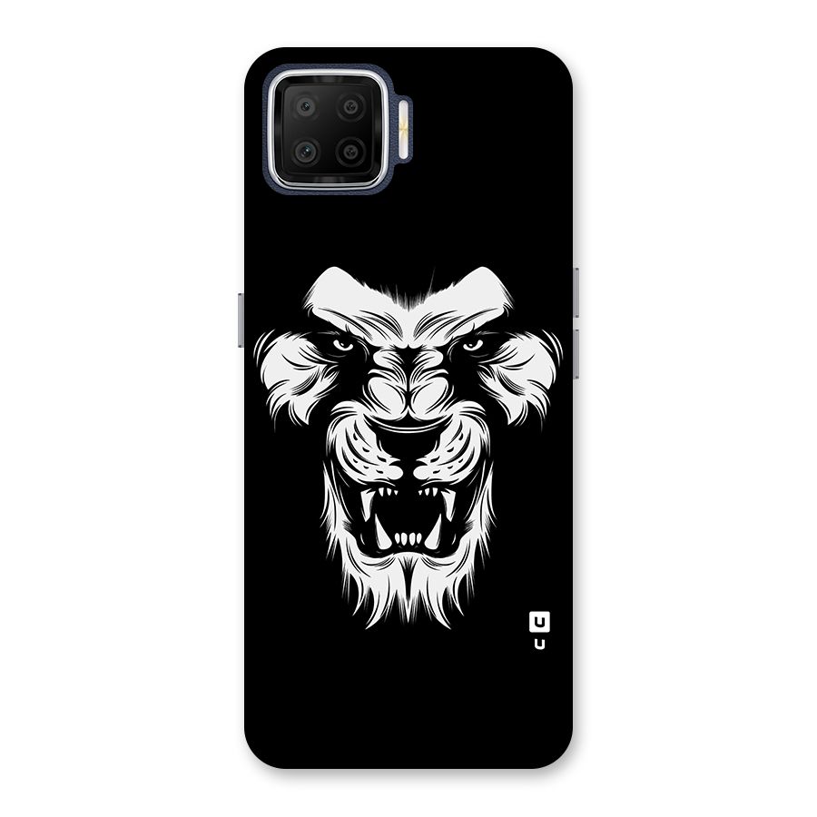 Fierce Lion Digital Art Back Case for Oppo F17