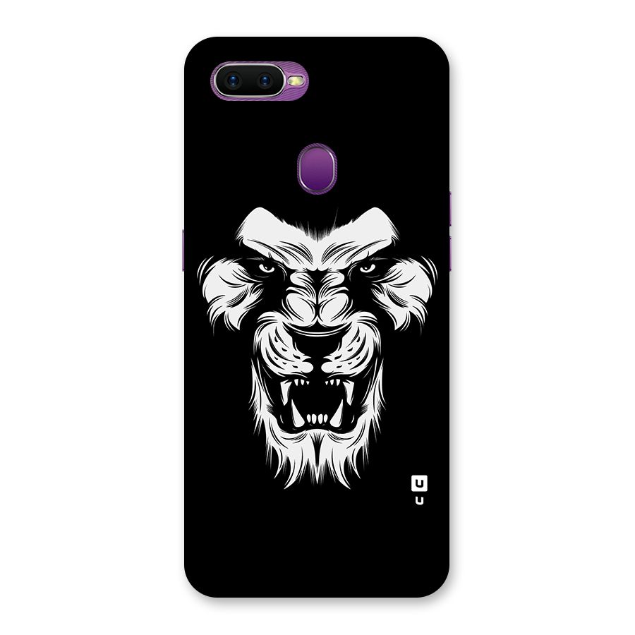 Fierce Lion Digital Art Back Case for Oppo F9