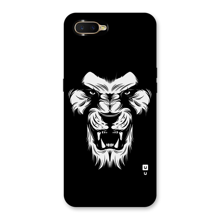 Fierce Lion Digital Art Back Case for Oppo K1