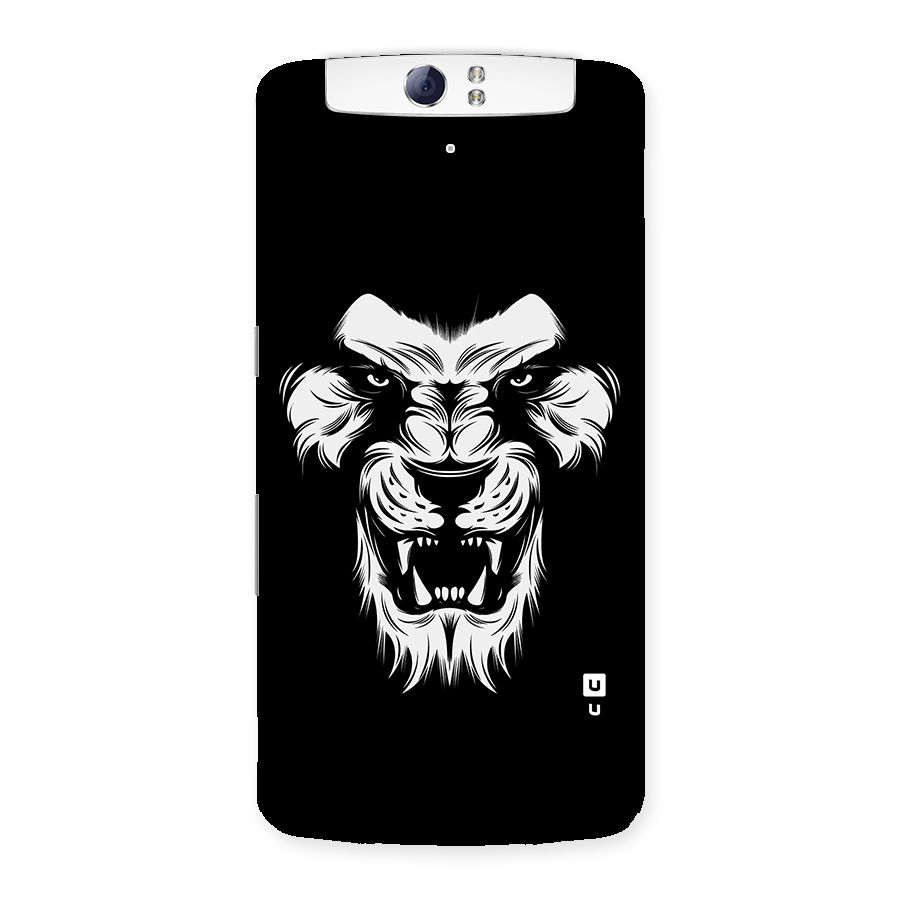 Fierce Lion Digital Art Back Case for Oppo N1