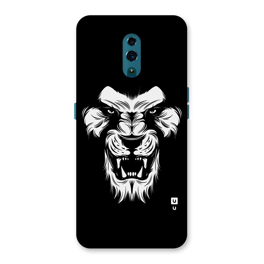 Fierce Lion Digital Art Back Case for Oppo Reno