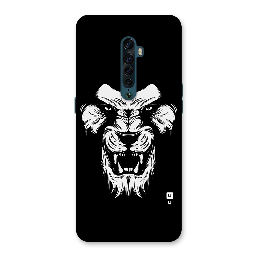 Fierce Lion Digital Art Back Case for Oppo Reno2