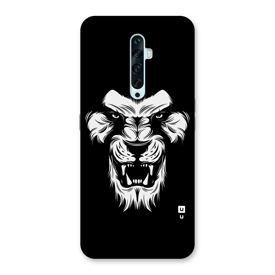 Fierce Lion Digital Art Back Case for Oppo Reno2 Z