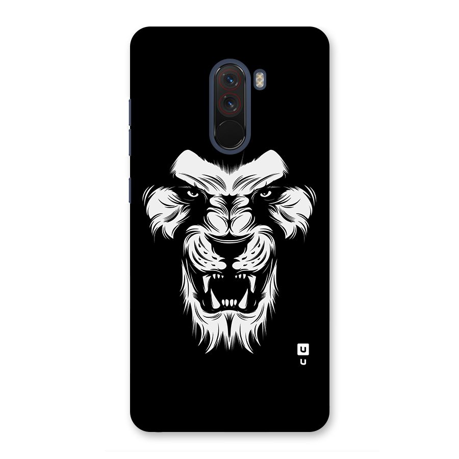 Fierce Lion Digital Art Back Case for Poco F1