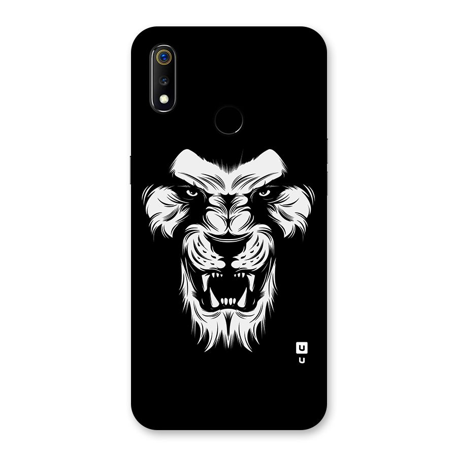 Fierce Lion Digital Art Back Case for Realme 3