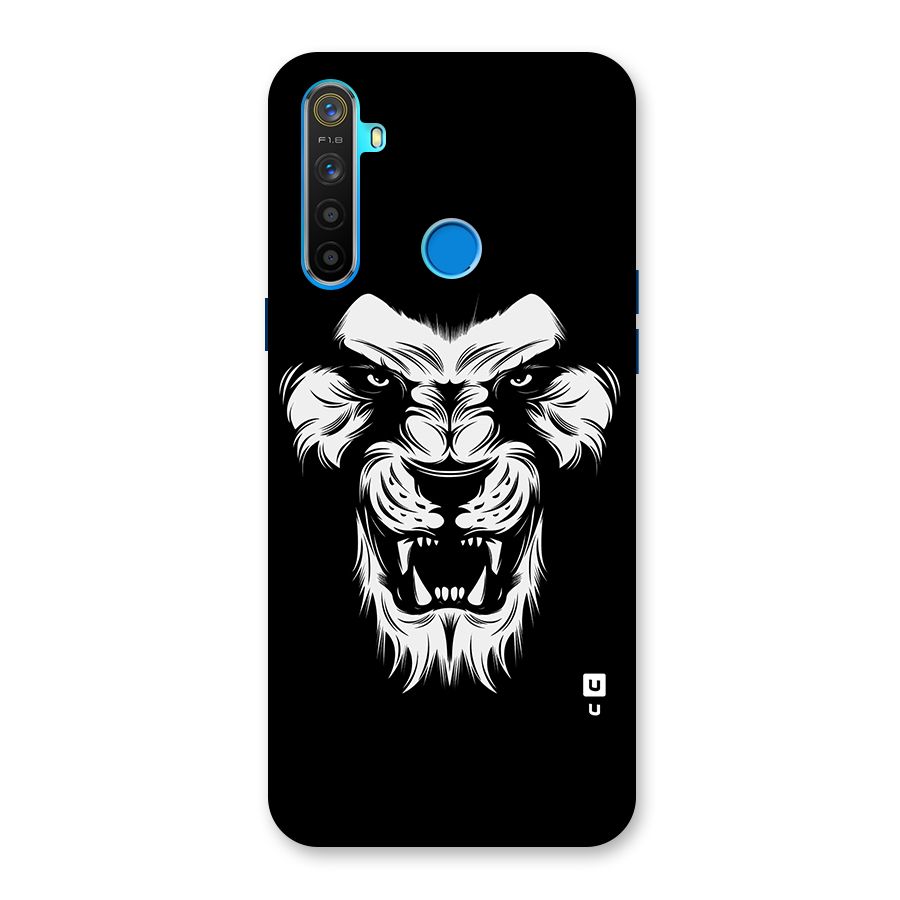 Fierce Lion Digital Art Back Case for Realme 5s