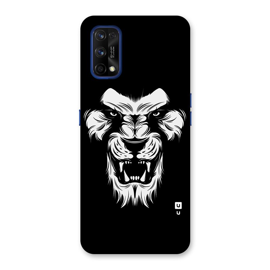 Fierce Lion Digital Art Back Case for Realme 7 Pro