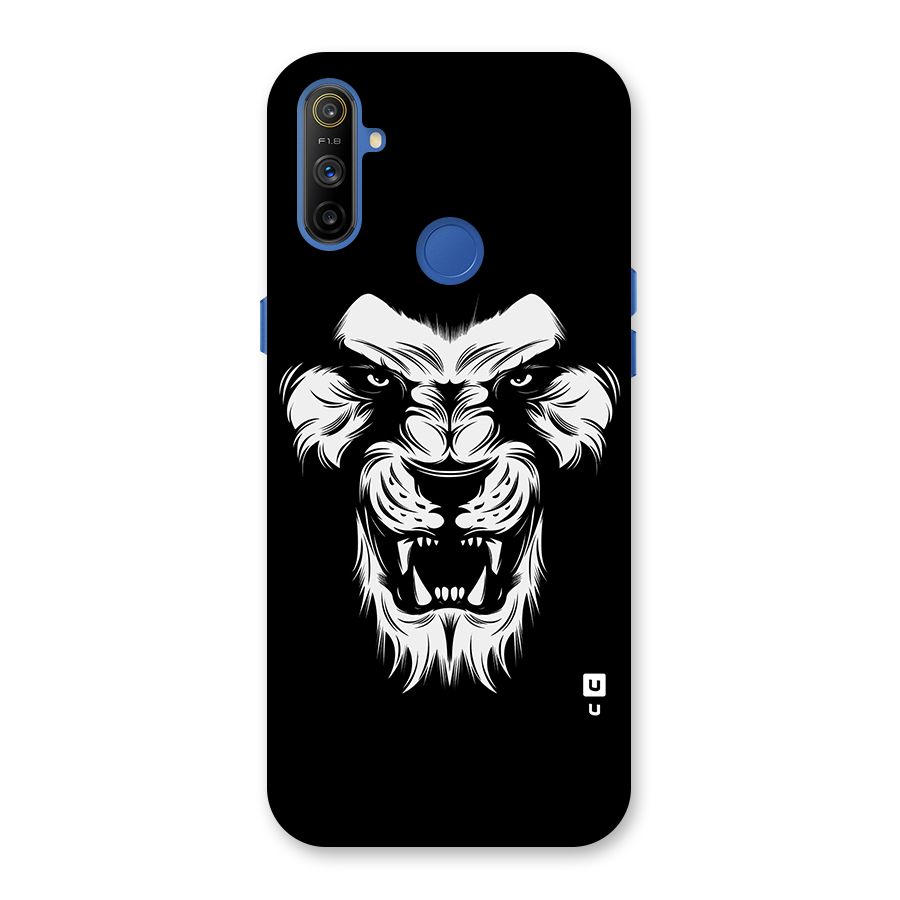 Fierce Lion Digital Art Back Case for Realme Narzo 10A
