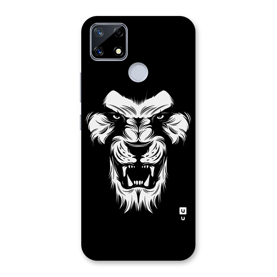 Fierce Lion Digital Art Back Case for Realme Narzo 20