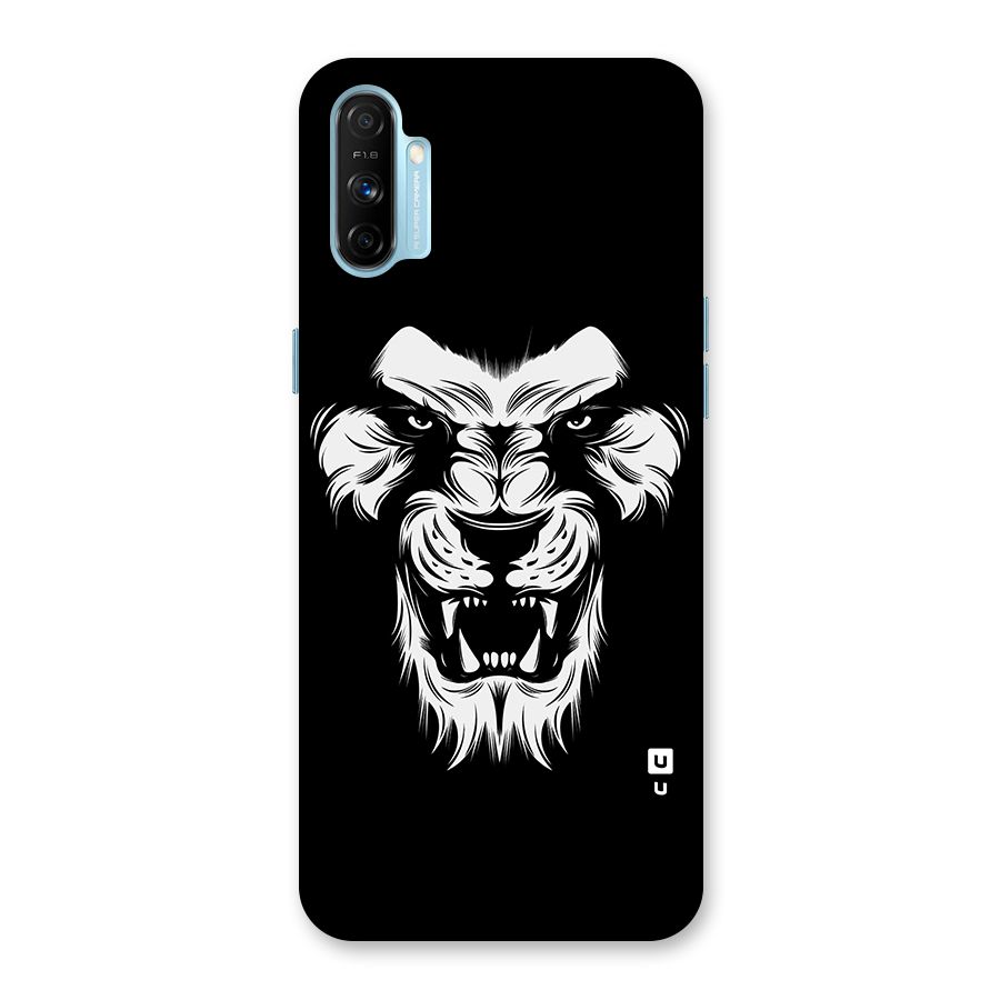 Fierce Lion Digital Art Back Case for Realme Narzo 20A