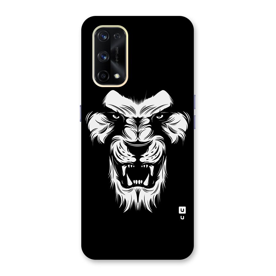 Fierce Lion Digital Art Glass Back Case for Realme X7 Pro