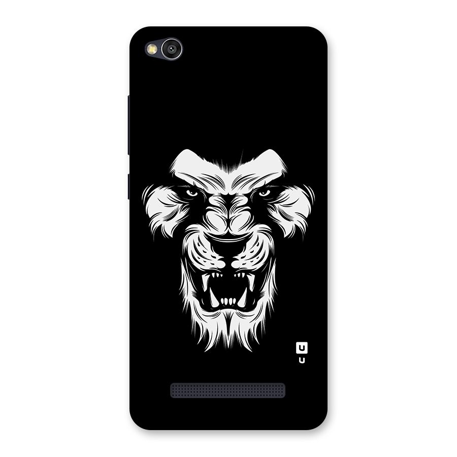 Fierce Lion Digital Art Back Case for Redmi 4A