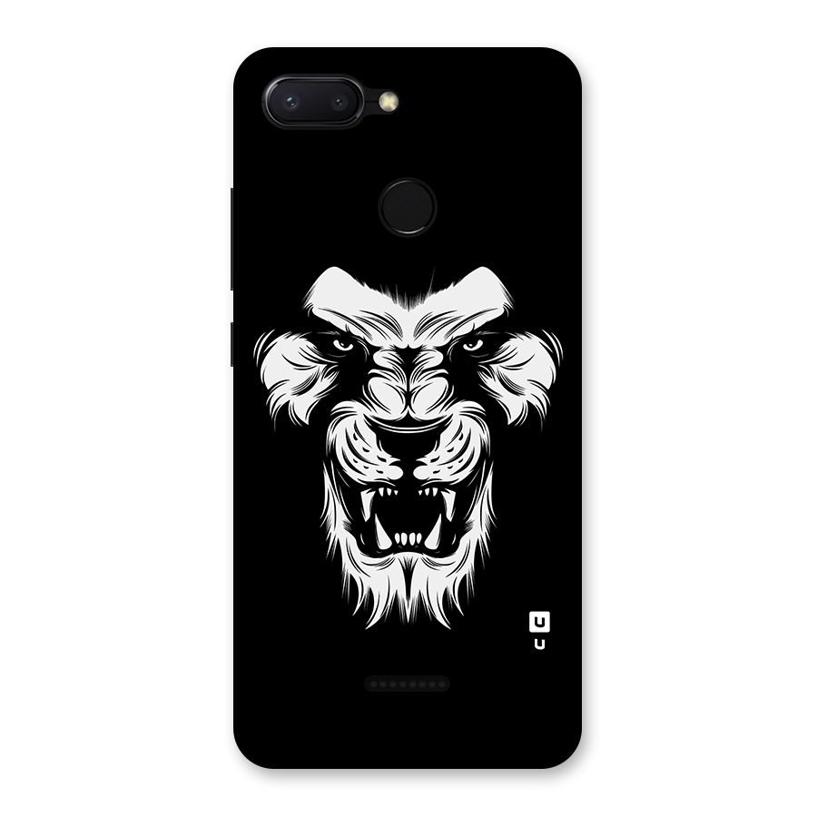 Fierce Lion Digital Art Back Case for Redmi 6