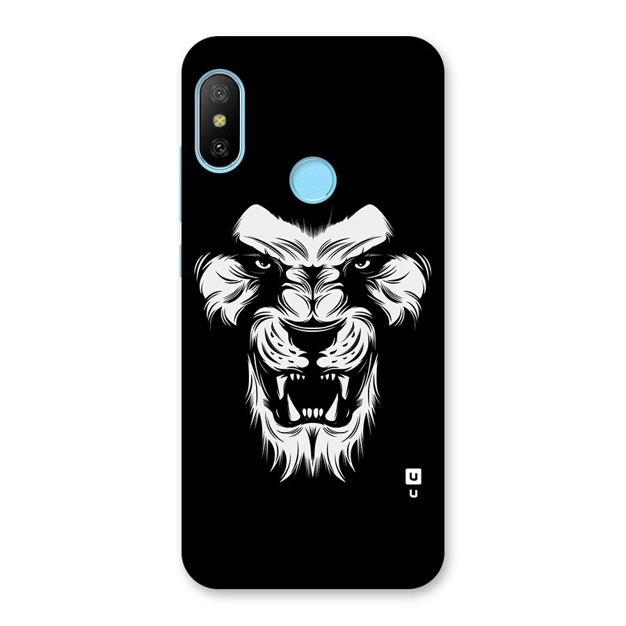 Fierce Lion Digital Art Back Case for Redmi 6 Pro