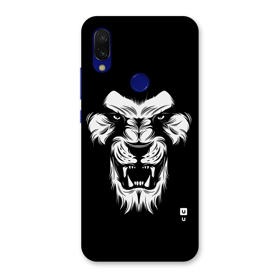 Fierce Lion Digital Art Back Case for Redmi 7