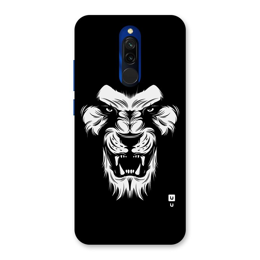 Fierce Lion Digital Art Back Case for Redmi 8