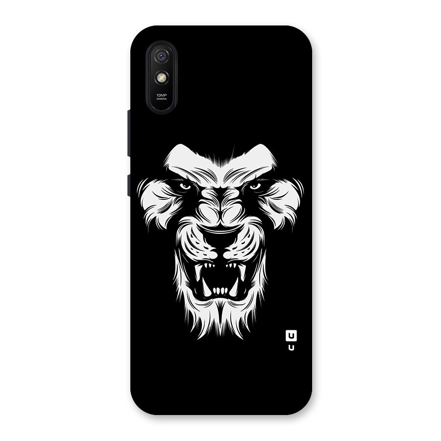 Fierce Lion Digital Art Back Case for Redmi 9A