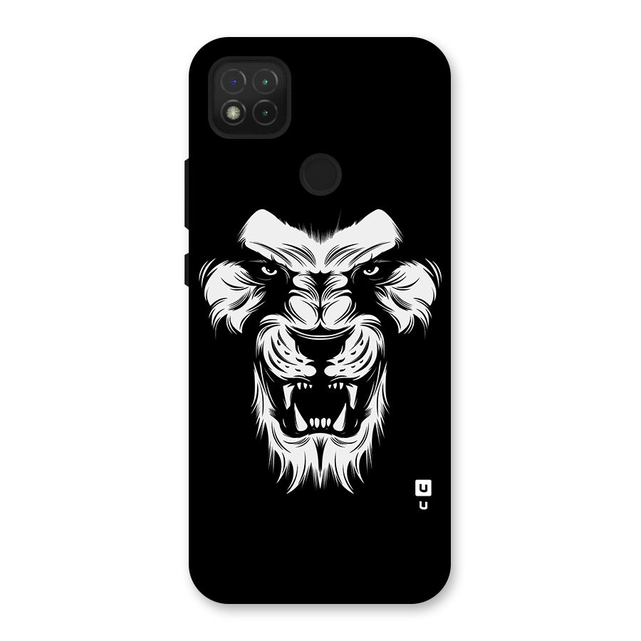 Fierce Lion Digital Art Back Case for Redmi 9C