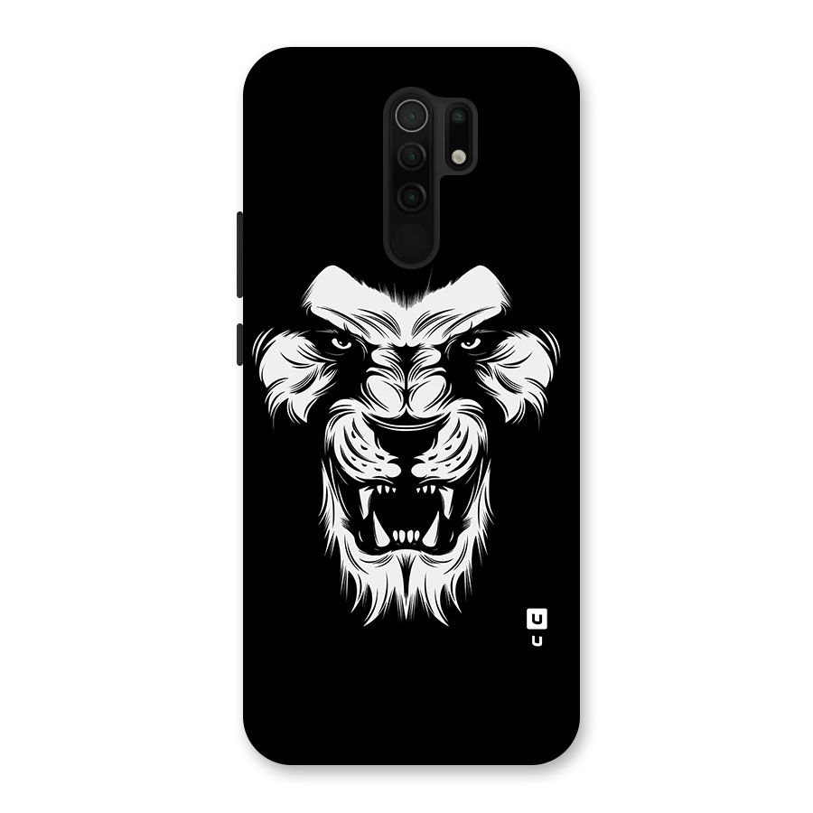 Fierce Lion Digital Art Back Case for Redmi 9 Prime