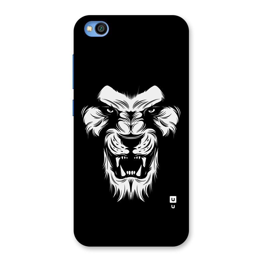 Fierce Lion Digital Art Back Case for Redmi Go