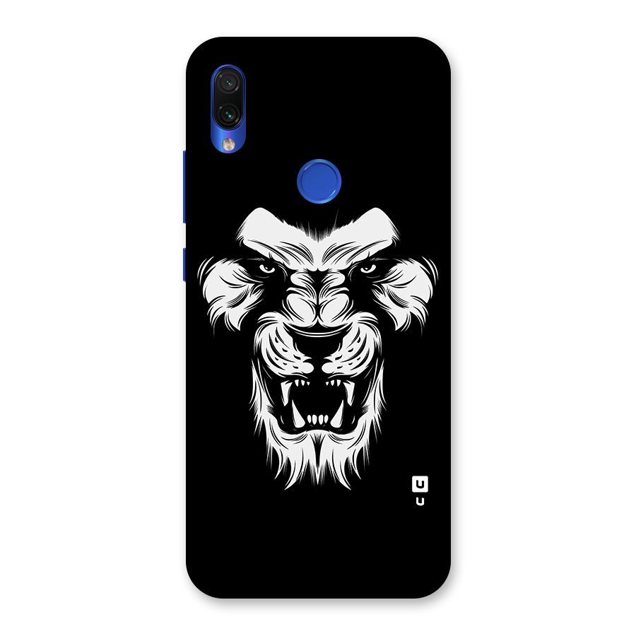 Fierce Lion Digital Art Back Case for Redmi Note 7S