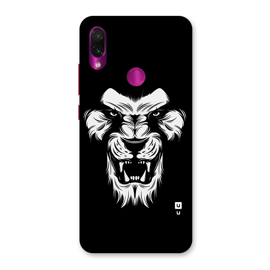 Fierce Lion Digital Art Back Case for Redmi Note 7 Pro
