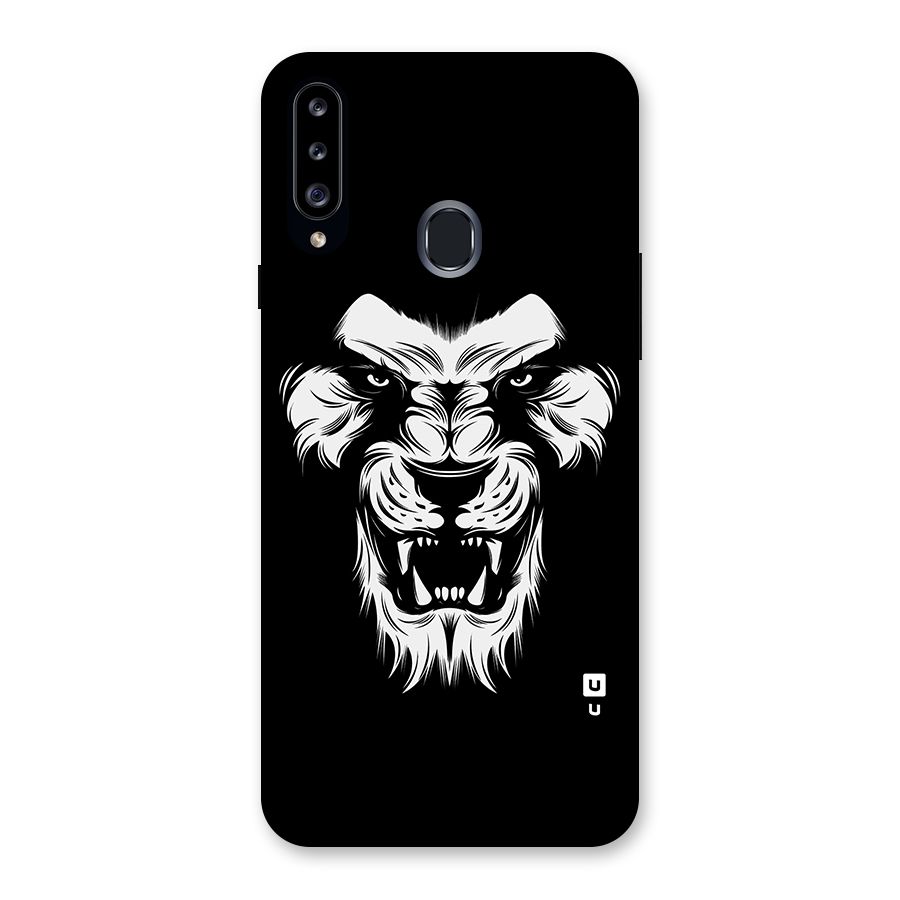 Fierce Lion Digital Art Back Case for Samsung Galaxy A20s