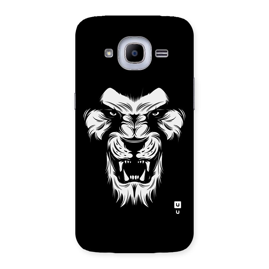 Fierce Lion Digital Art Back Case for Samsung Galaxy J2 Pro