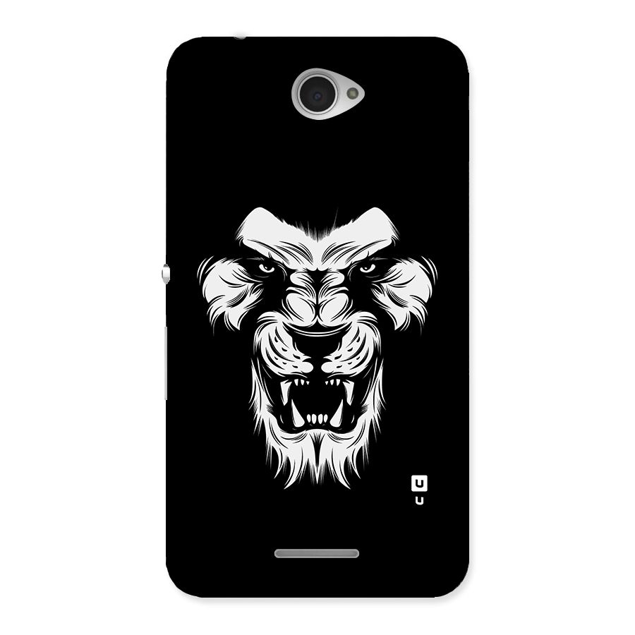Fierce Lion Digital Art Back Case for Sony Xperia E4
