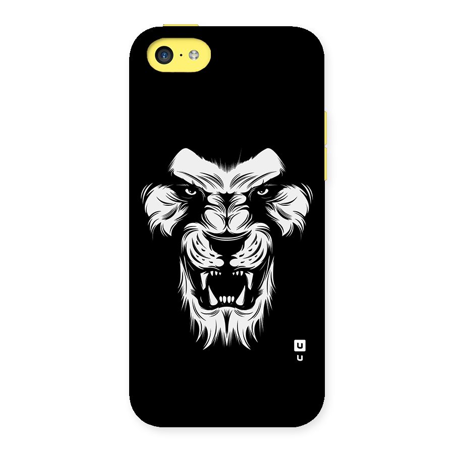 Fierce Lion Digital Art Back Case for iPhone 5C