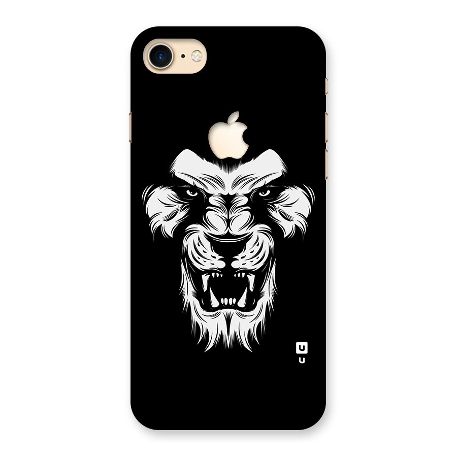 Fierce Lion Digital Art Back Case for iPhone 7 Apple Cut