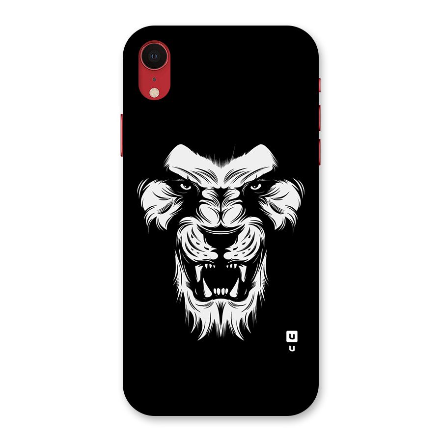 Fierce Lion Digital Art Back Case for iPhone XR